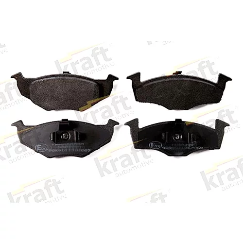 Sada brzdových platničiek kotúčovej brzdy KRAFT AUTOMOTIVE 6000345
