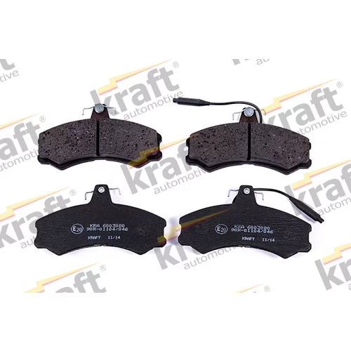 Sada brzdových platničiek kotúčovej brzdy KRAFT AUTOMOTIVE 6003080