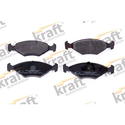 Sada brzdových platničiek kotúčovej brzdy KRAFT AUTOMOTIVE 6003220