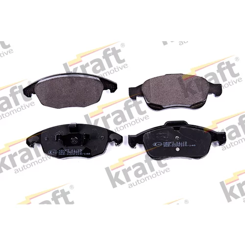 Sada brzdových platničiek kotúčovej brzdy KRAFT AUTOMOTIVE 6005916