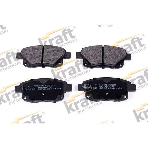 Sada brzdových platničiek kotúčovej brzdy KRAFT AUTOMOTIVE 6012323