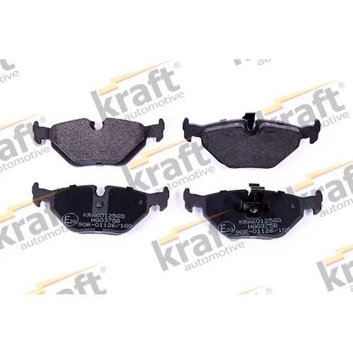 Sada brzdových platničiek kotúčovej brzdy KRAFT AUTOMOTIVE 6012560