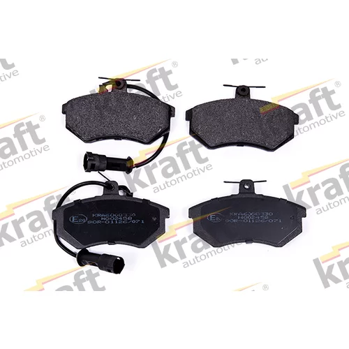 Sada brzdových platničiek kotúčovej brzdy KRAFT AUTOMOTIVE 6000330