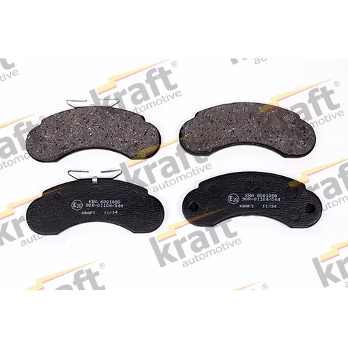 Sada brzdových platničiek kotúčovej brzdy KRAFT AUTOMOTIVE 6001080