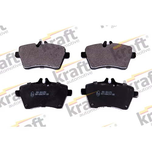 Sada brzdových platničiek kotúčovej brzdy KRAFT AUTOMOTIVE 6001252