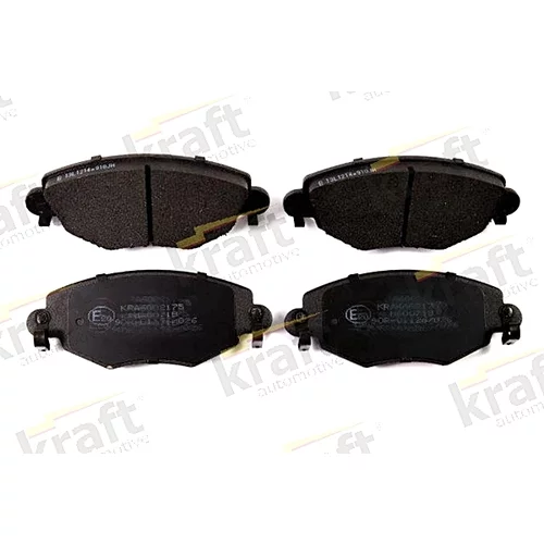 Sada brzdových platničiek kotúčovej brzdy KRAFT AUTOMOTIVE 6002175