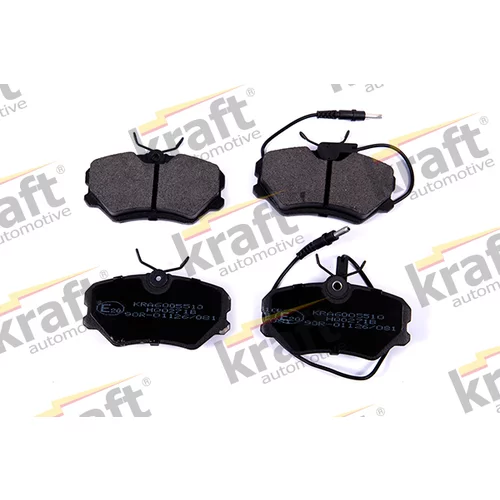 Sada brzdových platničiek kotúčovej brzdy KRAFT AUTOMOTIVE 6005510