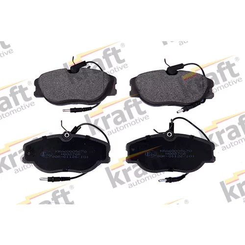 Sada brzdových platničiek kotúčovej brzdy KRAFT AUTOMOTIVE 6005670
