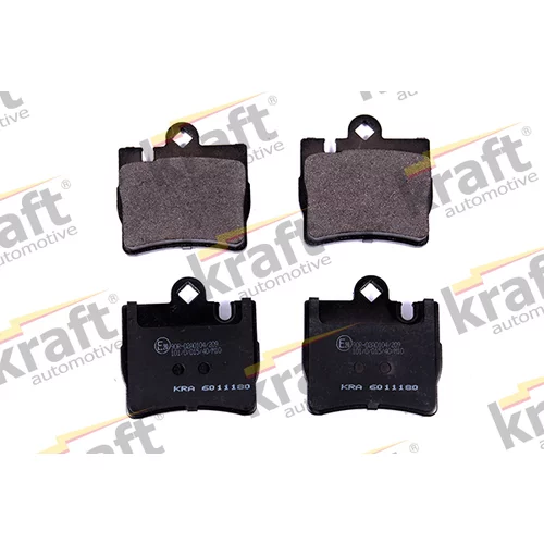 Sada brzdových platničiek kotúčovej brzdy KRAFT AUTOMOTIVE 6011180