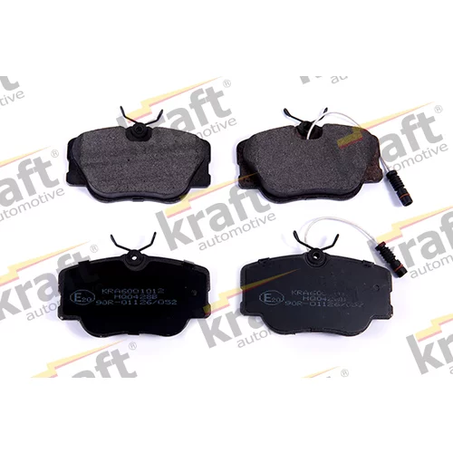 Sada brzdových platničiek kotúčovej brzdy KRAFT AUTOMOTIVE 6001012