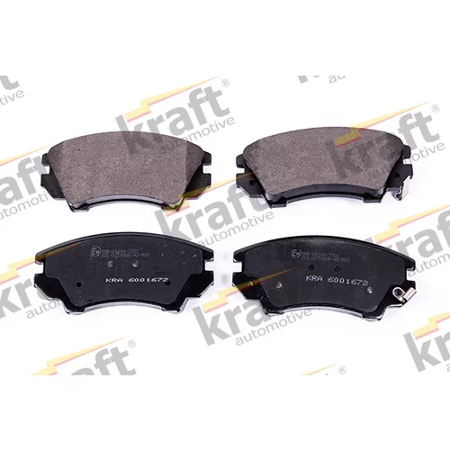 Sada brzdových platničiek kotúčovej brzdy KRAFT AUTOMOTIVE 6001672