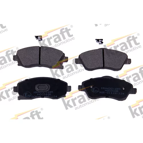 Sada brzdových platničiek kotúčovej brzdy KRAFT AUTOMOTIVE 6001695
