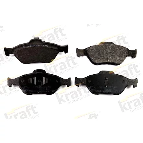 Sada brzdových platničiek kotúčovej brzdy KRAFT AUTOMOTIVE 6002340