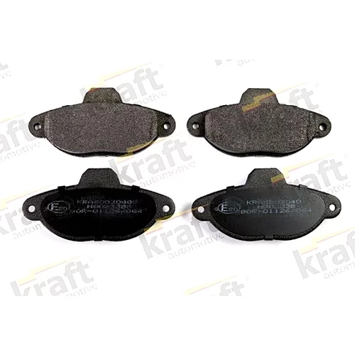 Sada brzdových platničiek kotúčovej brzdy KRAFT AUTOMOTIVE 6003040