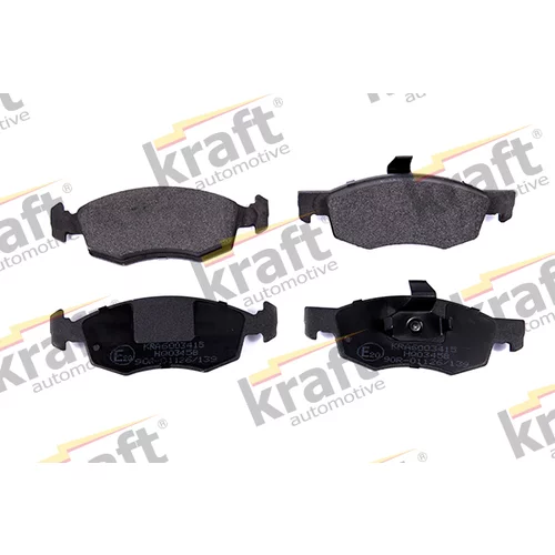 Sada brzdových platničiek kotúčovej brzdy KRAFT AUTOMOTIVE 6003415