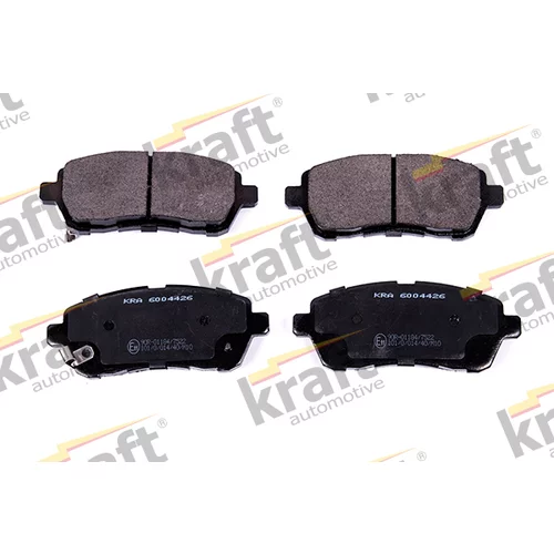 Sada brzdových platničiek kotúčovej brzdy KRAFT AUTOMOTIVE 6004426
