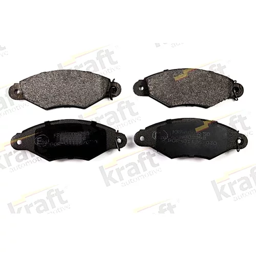 Sada brzdových platničiek kotúčovej brzdy KRAFT AUTOMOTIVE 6005250