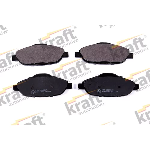 Sada brzdových platničiek kotúčovej brzdy KRAFT AUTOMOTIVE 6005507