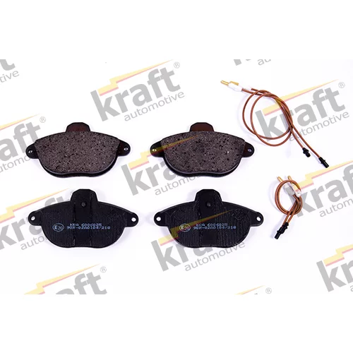 Sada brzdových platničiek kotúčovej brzdy KRAFT AUTOMOTIVE 6006025
