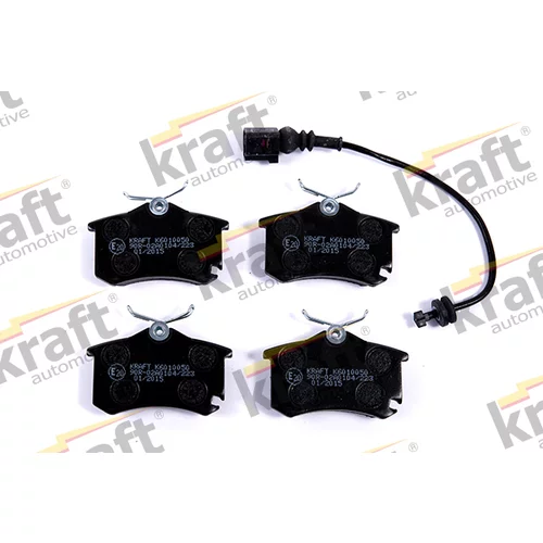 Sada brzdových platničiek kotúčovej brzdy KRAFT AUTOMOTIVE 6010050