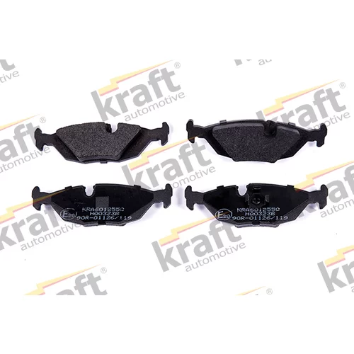 Sada brzdových platničiek kotúčovej brzdy KRAFT AUTOMOTIVE 6012550