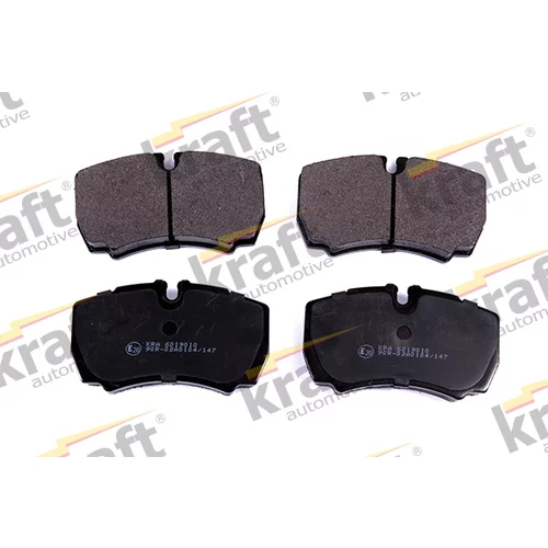 Sada brzdových platničiek kotúčovej brzdy KRAFT AUTOMOTIVE 6019010