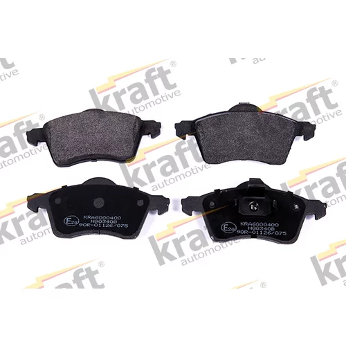Sada brzdových platničiek kotúčovej brzdy KRAFT AUTOMOTIVE 6000400