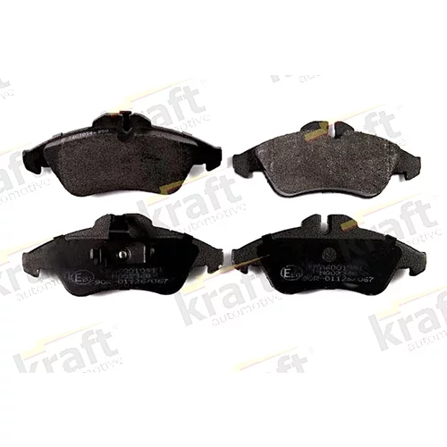 Sada brzdových platničiek kotúčovej brzdy KRAFT AUTOMOTIVE 6001091