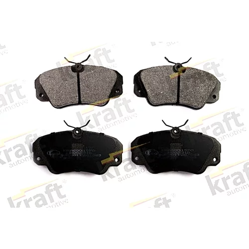 Sada brzdových platničiek kotúčovej brzdy KRAFT AUTOMOTIVE 6001570