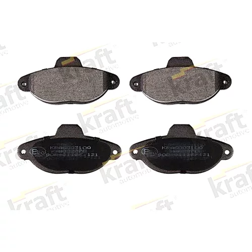 Sada brzdových platničiek kotúčovej brzdy KRAFT AUTOMOTIVE 6003100