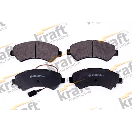 Sada brzdových platničiek kotúčovej brzdy KRAFT AUTOMOTIVE 6003428