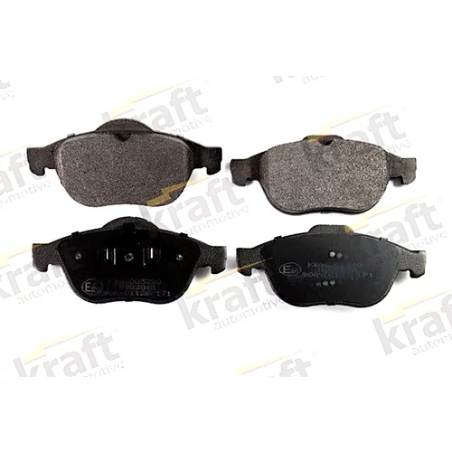 Sada brzdových platničiek kotúčovej brzdy KRAFT AUTOMOTIVE 6005280