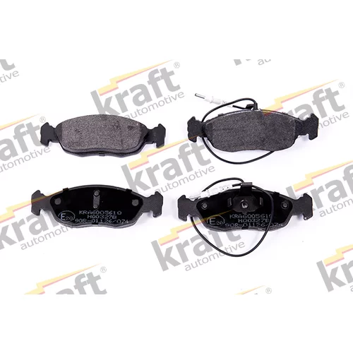 Sada brzdových platničiek kotúčovej brzdy KRAFT AUTOMOTIVE 6005610
