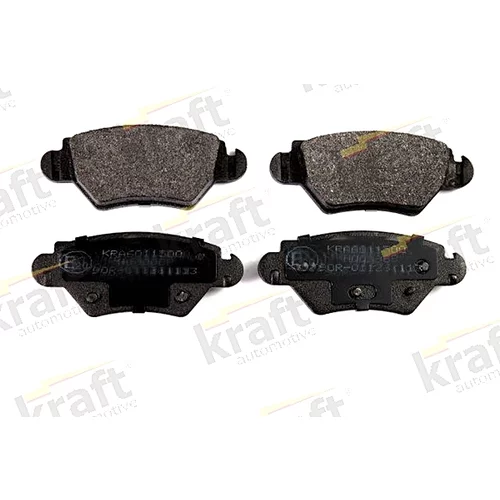 Sada brzdových platničiek kotúčovej brzdy KRAFT AUTOMOTIVE 6011500