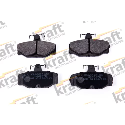 Sada brzdových platničiek kotúčovej brzdy KRAFT AUTOMOTIVE 6012130