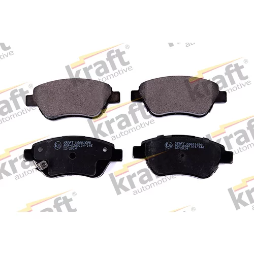 Sada brzdových platničiek kotúčovej brzdy KRAFT AUTOMOTIVE 6001698