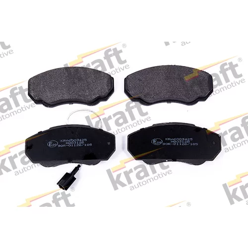Sada brzdových platničiek kotúčovej brzdy KRAFT AUTOMOTIVE 6003425