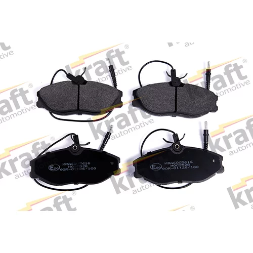Sada brzdových platničiek kotúčovej brzdy KRAFT AUTOMOTIVE 6005616