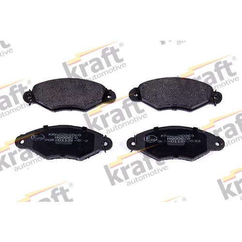 Sada brzdových platničiek kotúčovej brzdy KRAFT AUTOMOTIVE 6006060