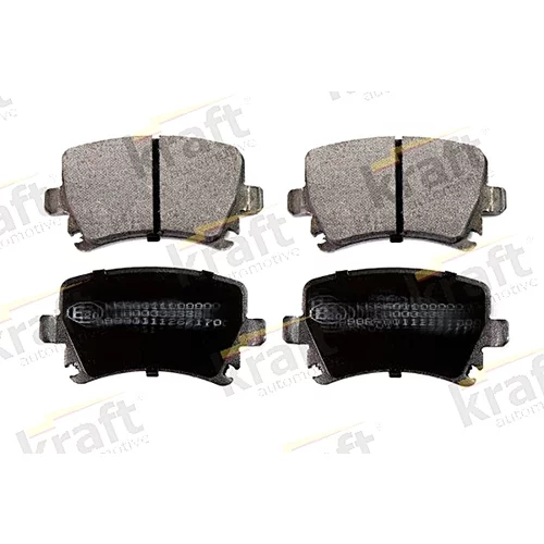 Sada brzdových platničiek kotúčovej brzdy KRAFT AUTOMOTIVE 6010090