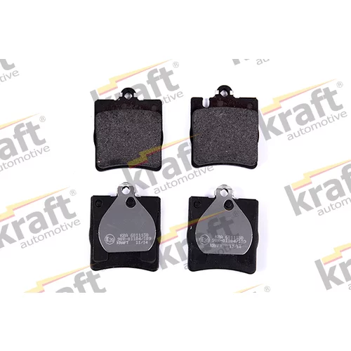 Sada brzdových platničiek kotúčovej brzdy KRAFT AUTOMOTIVE 6011150