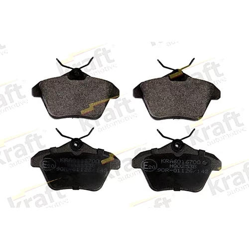 Sada brzdových platničiek kotúčovej brzdy KRAFT AUTOMOTIVE 6016700