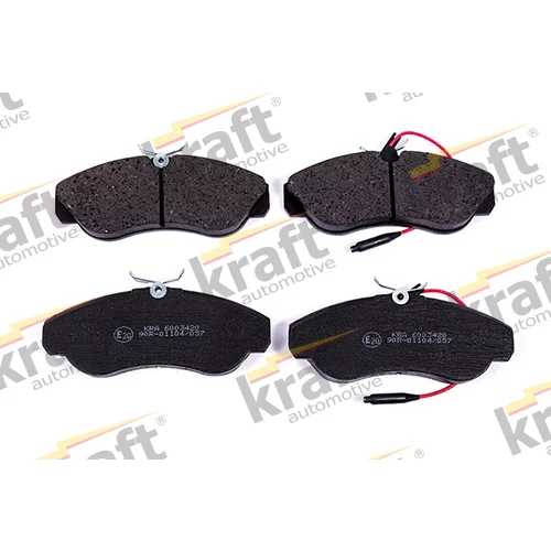Sada brzdových platničiek kotúčovej brzdy KRAFT AUTOMOTIVE 6003420