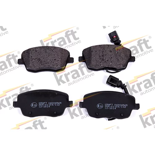 Sada brzdových platničiek kotúčovej brzdy KRAFT AUTOMOTIVE 6006565