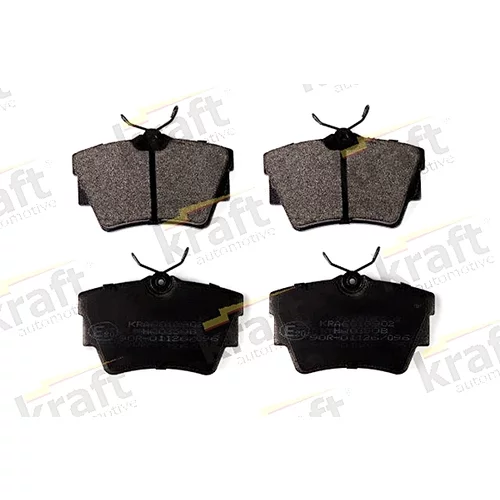 Sada brzdových platničiek kotúčovej brzdy KRAFT AUTOMOTIVE 6010902