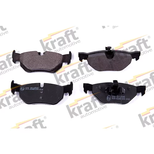 Sada brzdových platničiek kotúčovej brzdy KRAFT AUTOMOTIVE 6012545