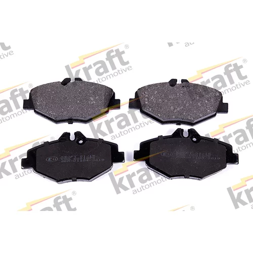 Sada brzdových platničiek kotúčovej brzdy KRAFT AUTOMOTIVE 6001220
