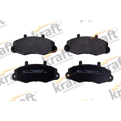 Sada brzdových platničiek kotúčovej brzdy KRAFT AUTOMOTIVE 6002100