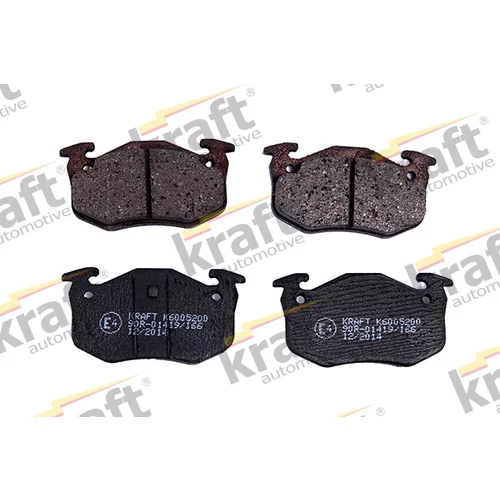 Sada brzdových platničiek kotúčovej brzdy KRAFT AUTOMOTIVE 6005200