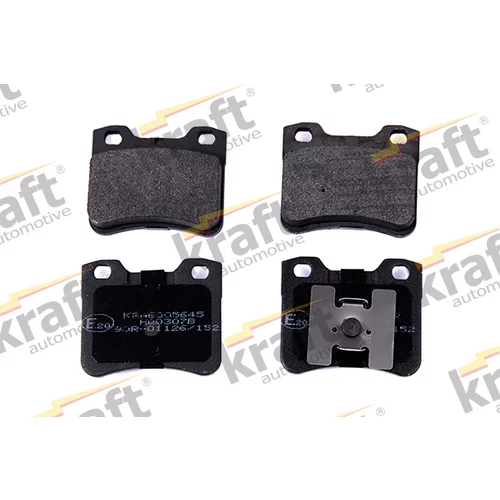 Sada brzdových platničiek kotúčovej brzdy KRAFT AUTOMOTIVE 6005645